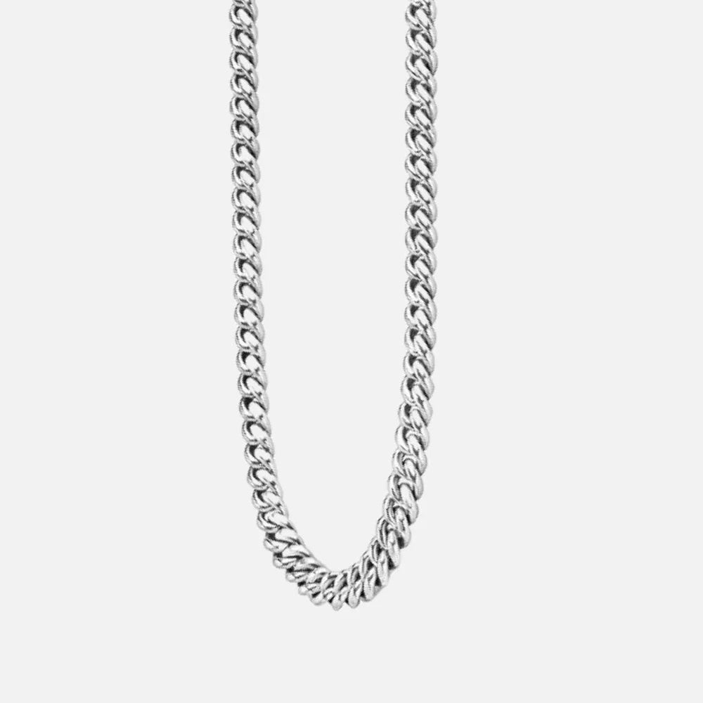 LAGOS Anthem Silver Curb Chain Necklace, 8 mm