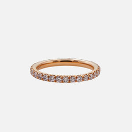 Rose Gold Diamond Band