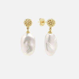Luna Baroque Pearl Drop Earrings
