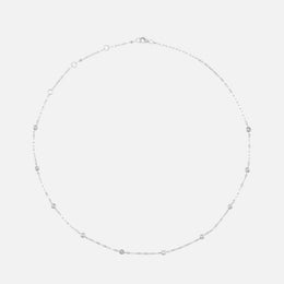 Bezel-Set Diamonds by the Yard Necklace