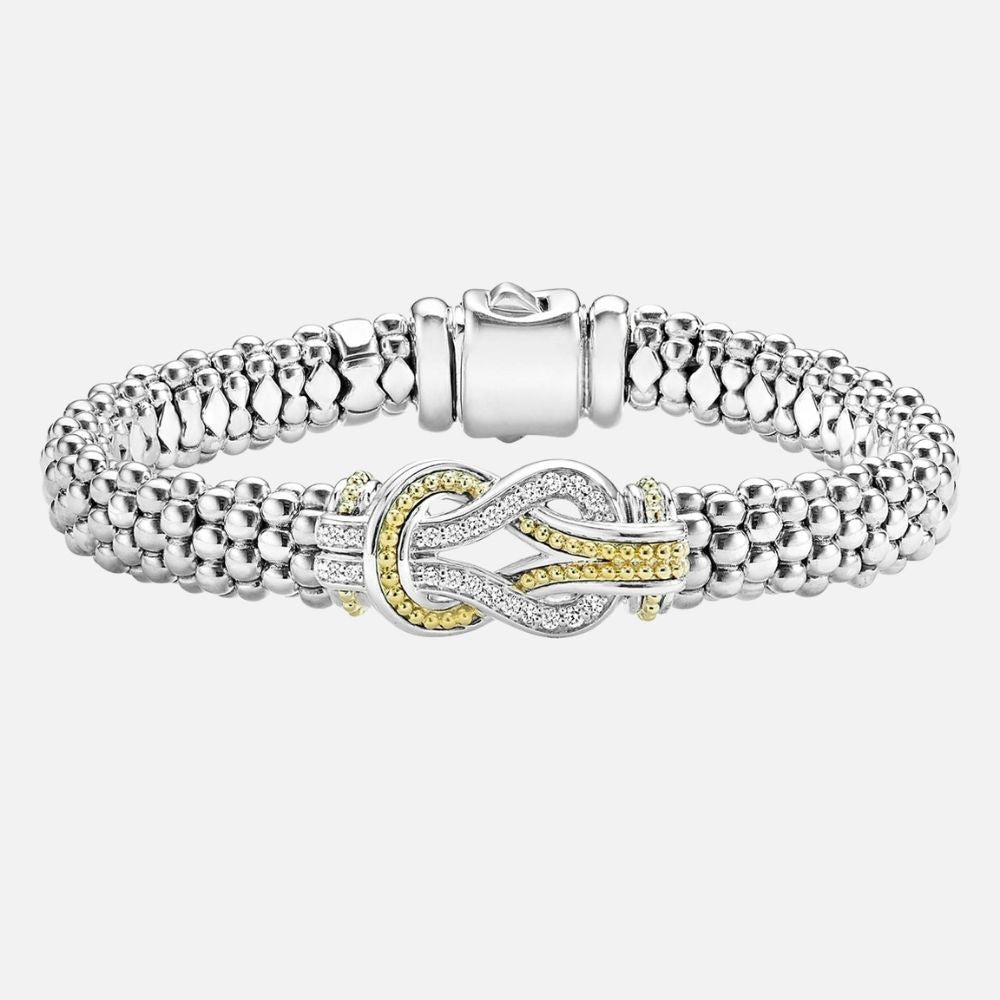 Two Tone Interlock Bracelet