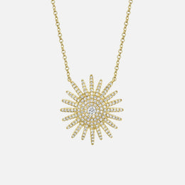 Diamond Starburst Necklace