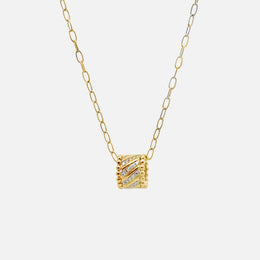 Diamond Barrel Pendant