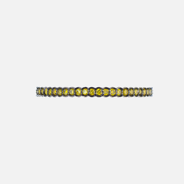 Scallop Green Diamond Band