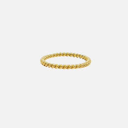 18k Yellow Gold Rope Band