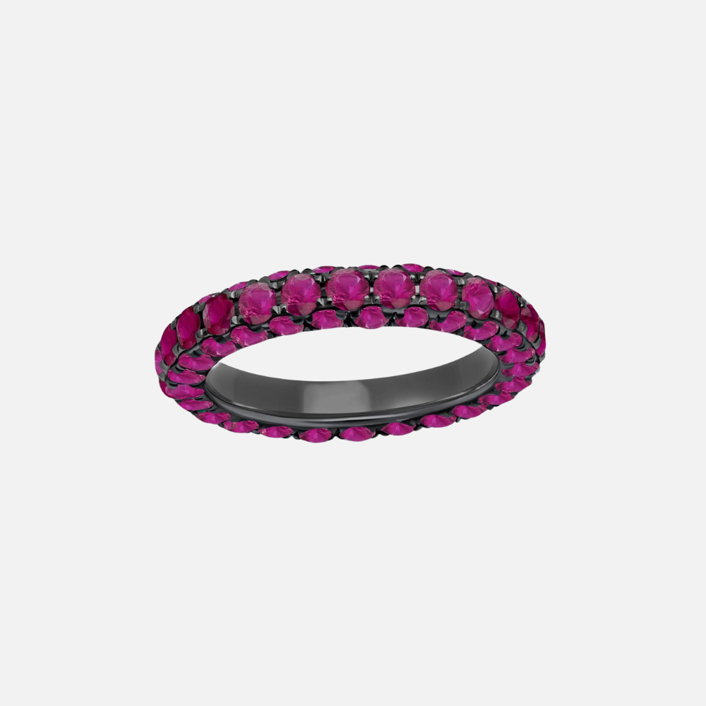 Graziela Gems Ruby 3-Sided Band