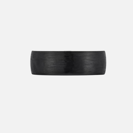 White Gold and Black Carbon Band