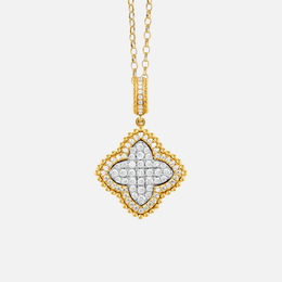 Pavé Diamond Clover Pendant