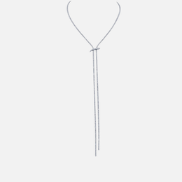 Mega Swirl Slide Lariat Necklace