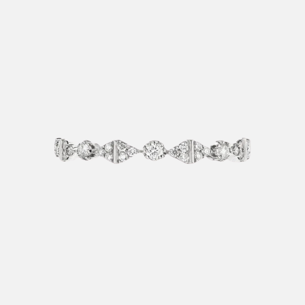Sethi Couture Rosée White Gold Diamond Bow Band