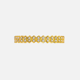 Abacus Small White Diamond Band