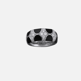 Black Onyx and Diamond Ring