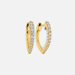 Imperial Huggie Diamond Earrings