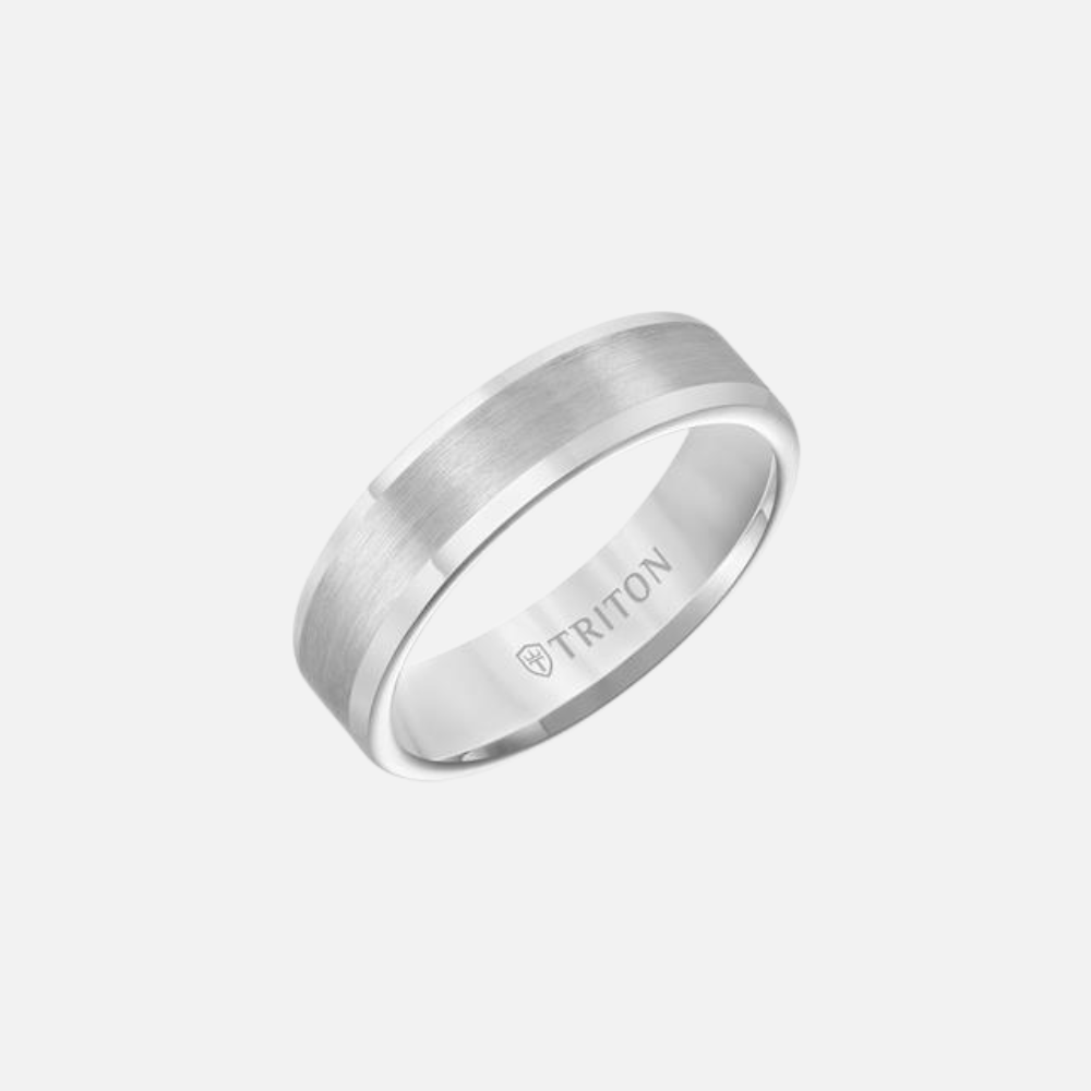Triton Grey tungsten band