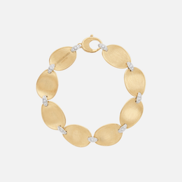 Lunaria Gold Bracelet with Diamond Accents