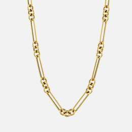Stretch Paper-Clip Chain Necklace