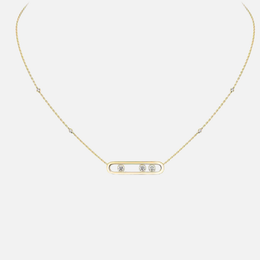 Gold Move Diamond Necklace