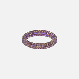 Amethyst Inside and Out Rose Gold Ring