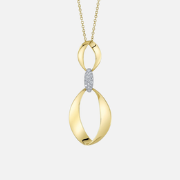Diamond Mobius Necklace