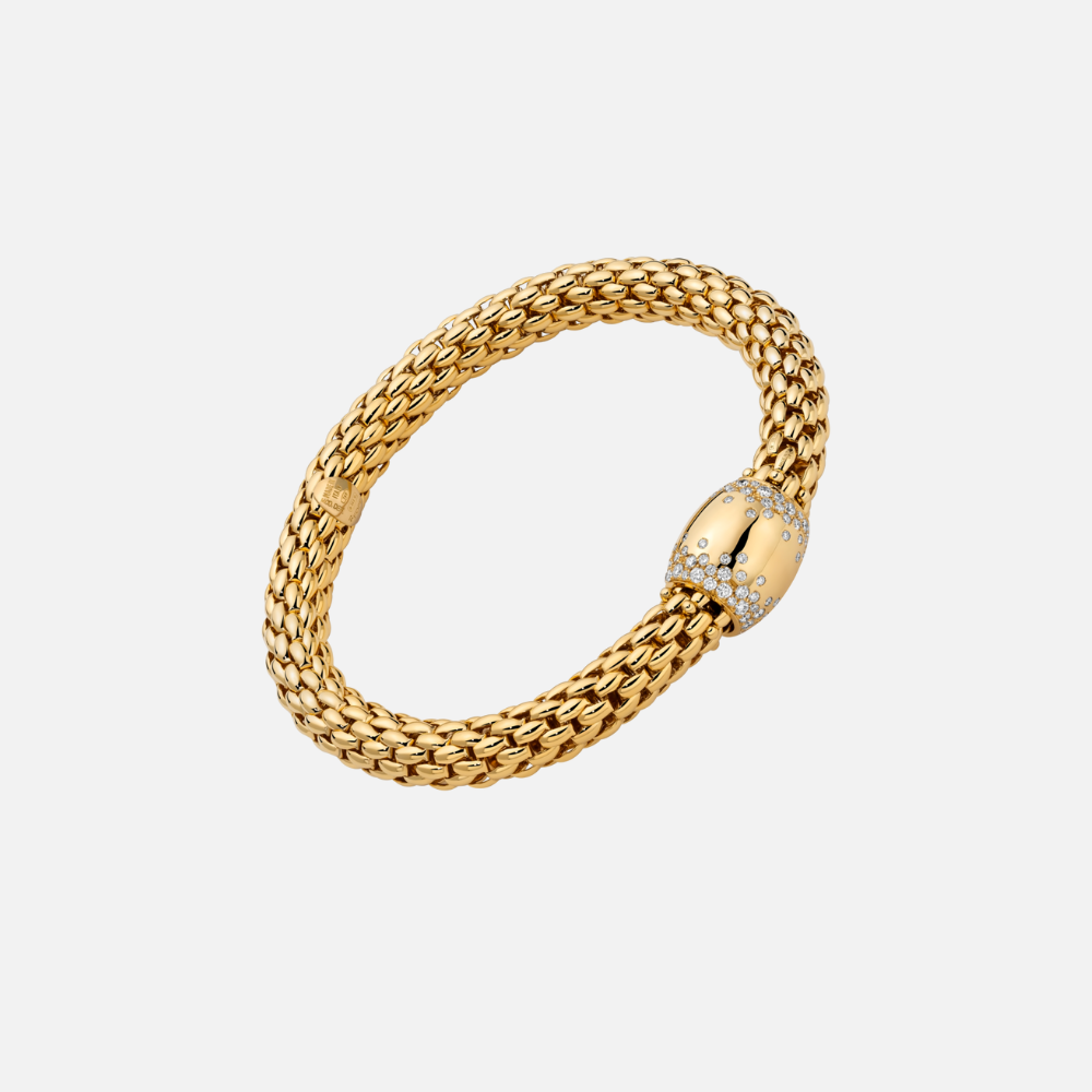Fope Love Nest Flex'it Bracelet with Diamond Pavé