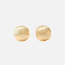 Africa Small Gold Stud Earrings