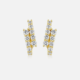 Embrace Clip Diamond Hoop Earrings