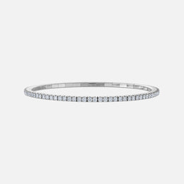 Diamond Tennis Stretchy Bracelet