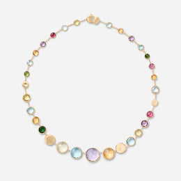 Jaipur Graduated Gemstone Necklace
