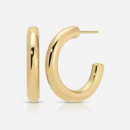 Jumbo Sasha Gold Hoop Earrings