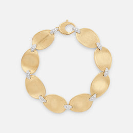 Lunaria Gold Bracelet with Diamond Accents