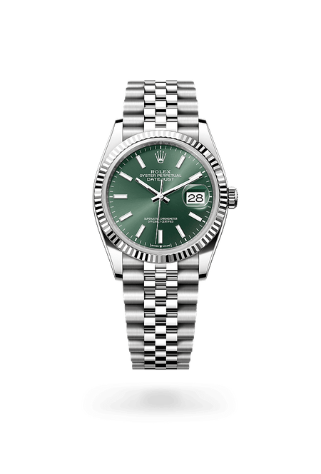 Rolex Datejust in Oystersteel and Mint Green Dial, M126234-0051 | Razny Jewelers