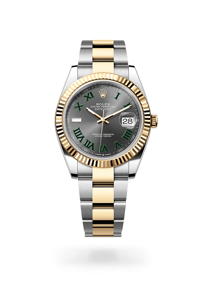 Rolex Datejust 41 in Yellow Rolesor and Slate Dial, M126333-0019 | Razny Jewelers