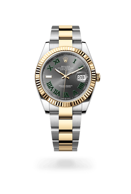 Rolex Datejust 41 in Yellow Rolesor and Slate Dial, M126333-0019 | Razny Jewelers