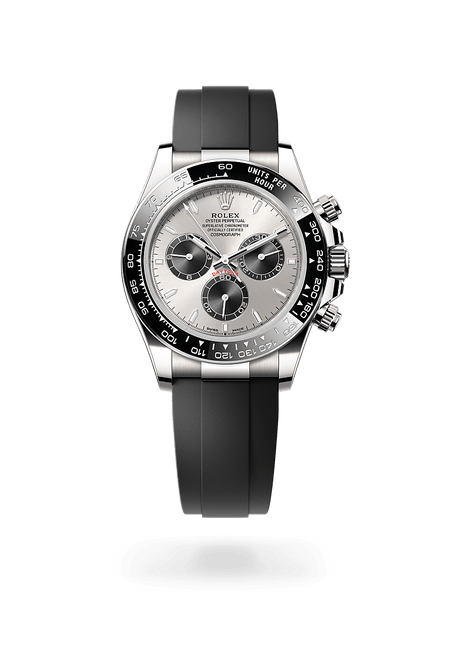 Rolex Cosmograph Daytona in White Gold and Steel and bright black Dial, M126519ln-0006 | Razny Jewelers