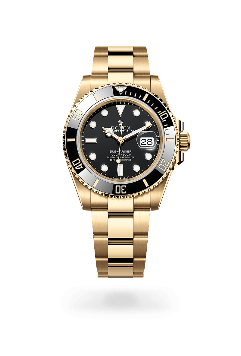 Rolex Submariner in Yellow Gold and Black Dial, M126618ln-0002 | Razny Jewelers