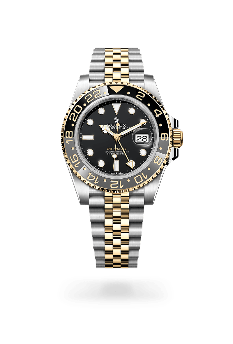 Rolex GMT-Master II in Yellow Rolesor and Black Dial, M126713GRNR-0001 | Razny Jewelers