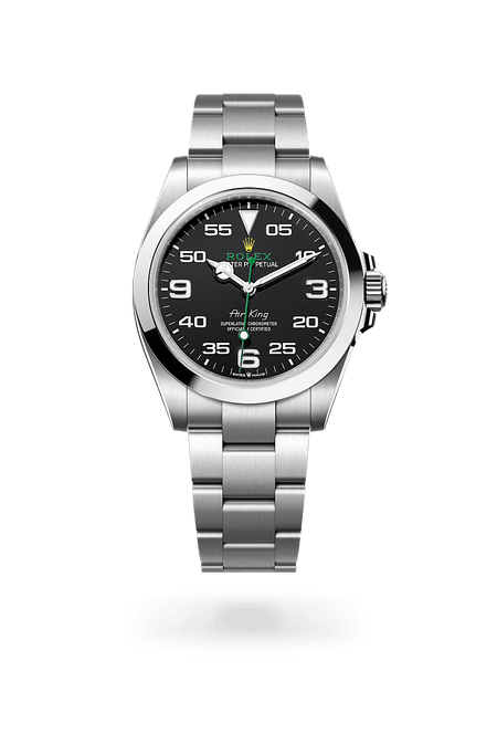 Rolex Air-King in Oystersteel and Black Dial, m126900-0001 | Razny Jewelers