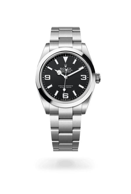 Rolex Explorer in Oystersteel and Black Dial, M224270-0001 | Razny Jewelers