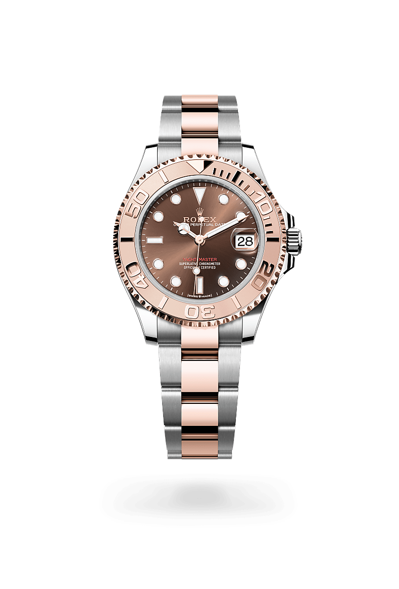 Rolex Yacht-Master in Everose Rolesor and Chocolate Dial, M268621-0003 | Razny Jewelers