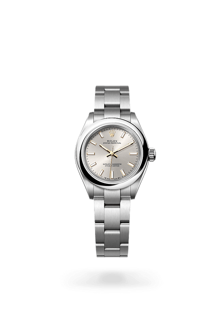 Rolex Oyster Perpetual in Oystersteel and Silver Dial, m276200-0001 | Razny Jewelers