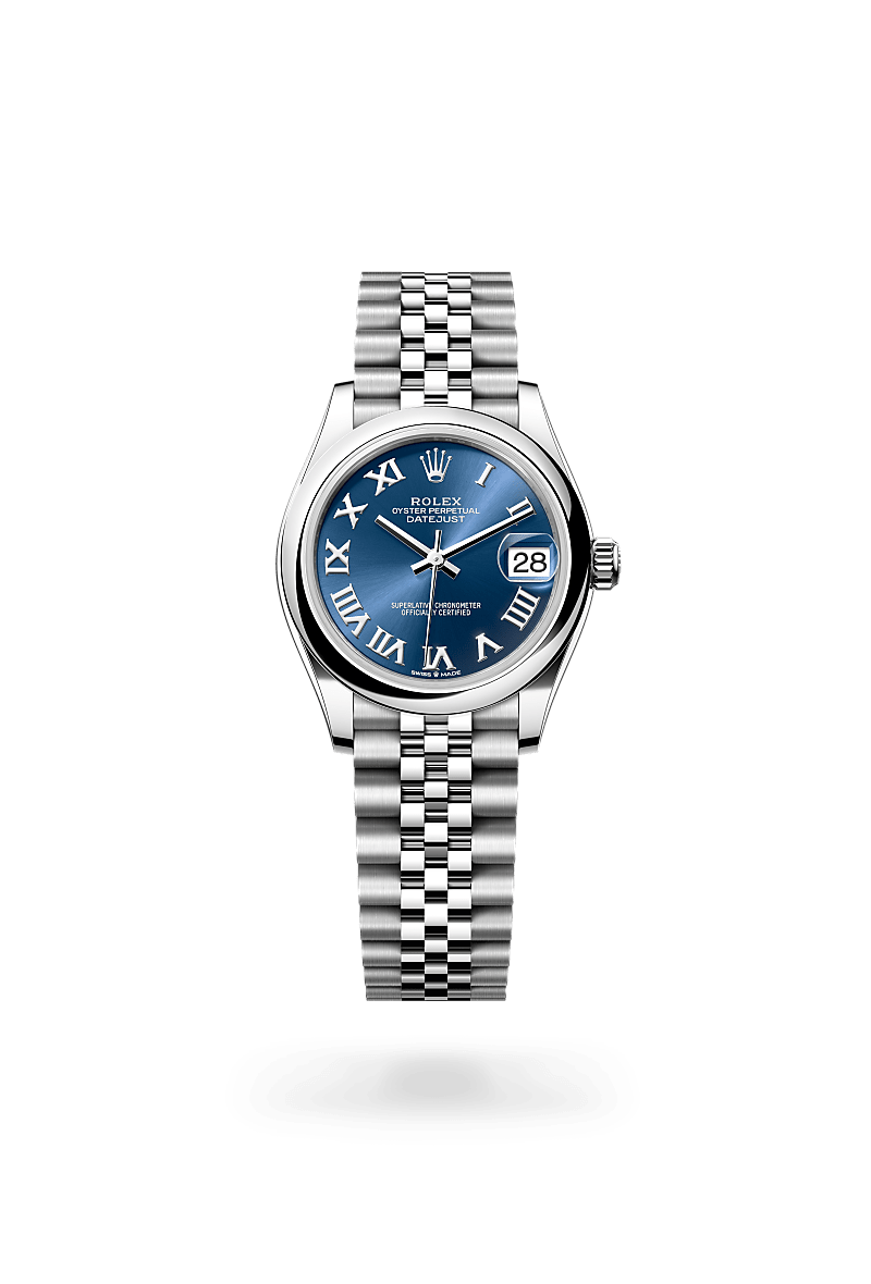 Rolex Datejust 31 Oystersteel in Bright Blue Dial, M278240-0018 | Razny Jewelers