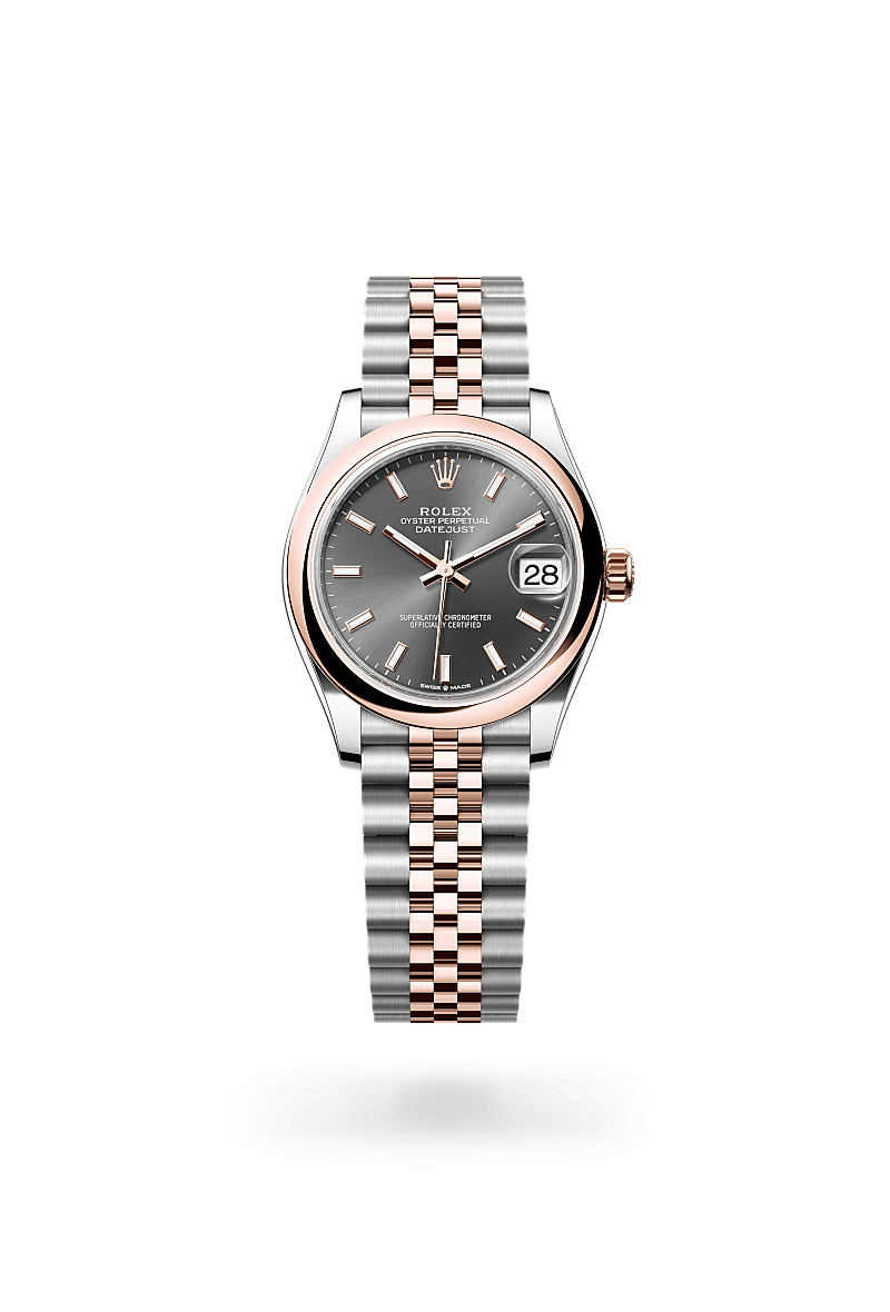 Rolex Datejust 31 in Everose Rolesor in Slate Dial, M278241-0018 | Razny Jewelers