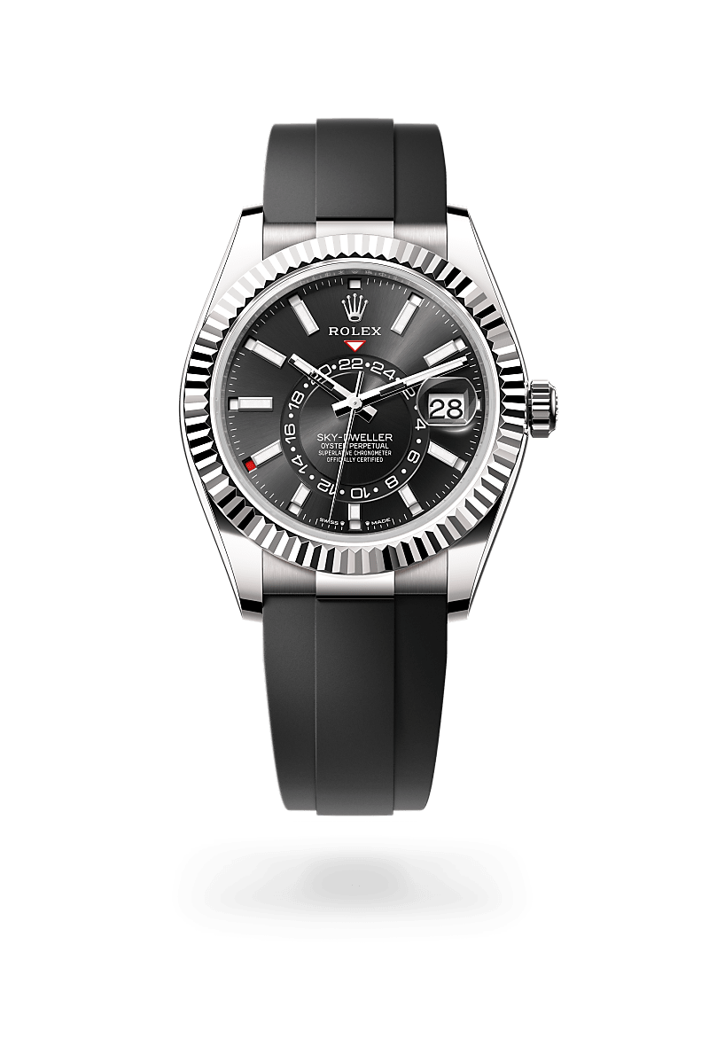 Rolex Sky-Dweller in White Gold and Bright Black Dial, m336239-0002 | Razny Jewelers