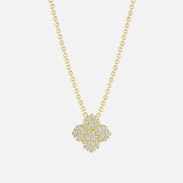 Petite Penny Diamond Flower Necklace
