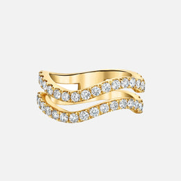 Rio Diamond Double Band Ring